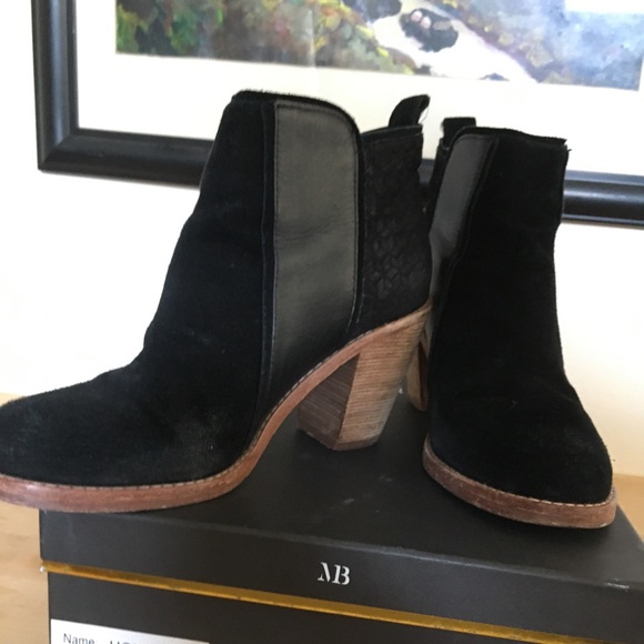Matt Bernson black suede HOLT bootie - Picture 4 of 12